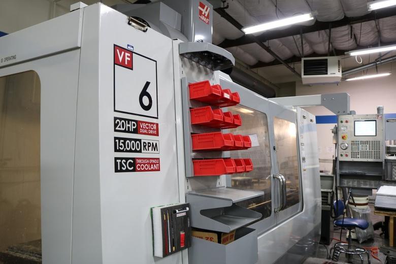 HAAS VF6D/40 VERTICAL MACHINING CENTER, NEW 2006, 15,000 RPM SPINDLE WITH THRU SPINDLE COOLANT