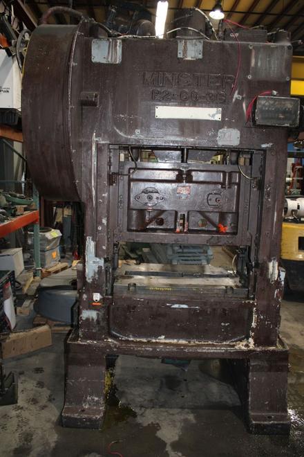 Reconditioned Minster 60 Ton SSDC Press, Model P2-60-36 Piecemaker, S/N 20867, 2" Stroke, 0-280 SPM, 3" Slide Adj, STK# 1407