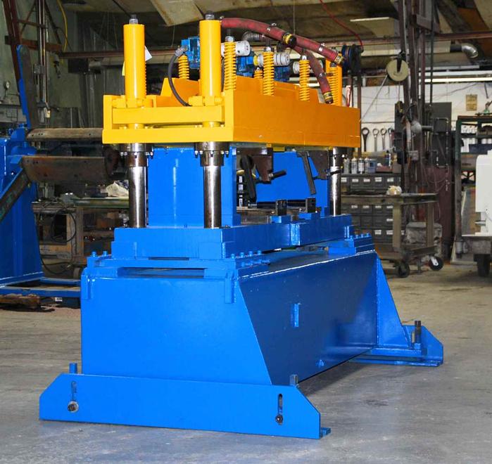 35 Ton x 3" BRADBURY 4-Post Air Cut-Off Press