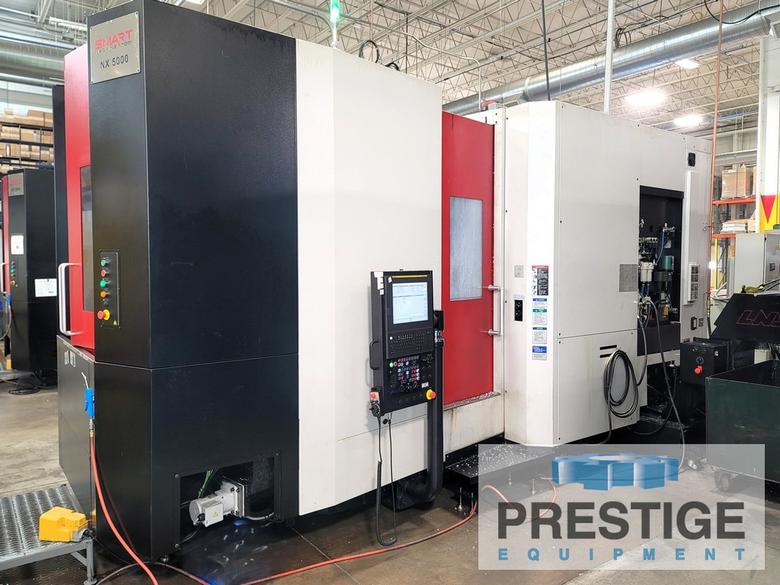 Niigata NX5000, X-31.5", Y-29.5", Z-33", 19.6" x 19.6" Pallet, 2-APC, 60-ATC, Fanuc 31iB CNC, 2021, #43953