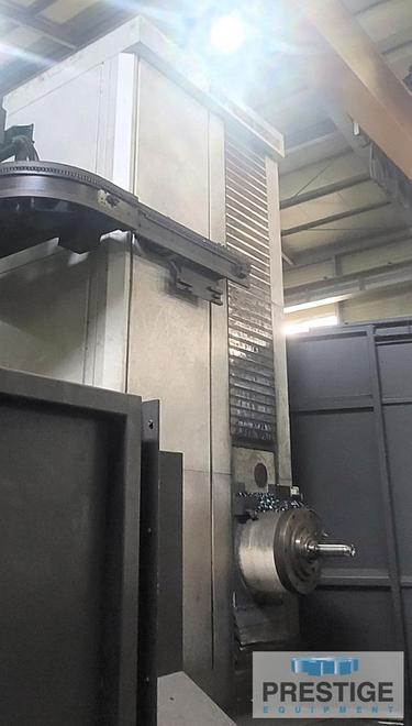 5.3" Hyundai Wia KBN-135C, X-118", Y-78", Z-27.5", W-63", 2,500 RPM, 78" x 70" R.Tab, Fanuc 31iA CNC, 2014, #43505