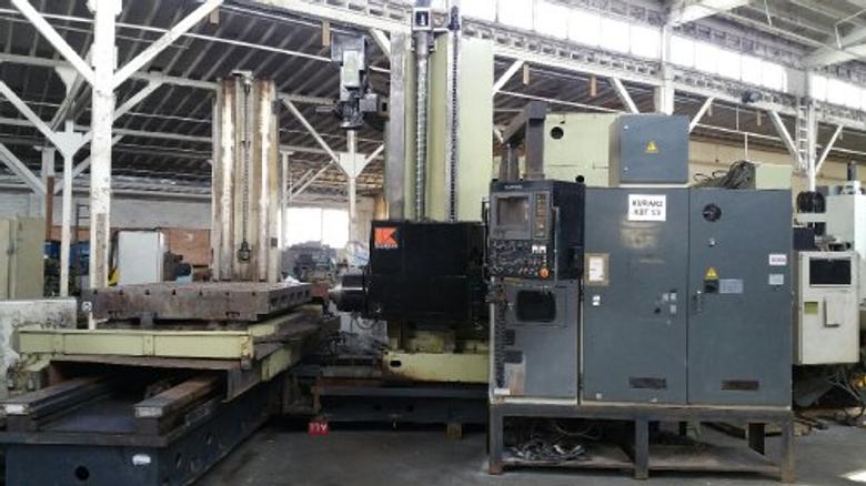 5" KURAKI KBT-13DXA CNC HORZ. BORING & MILLING WITH FANUC 15M CNC CONTROL