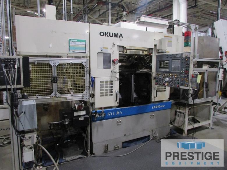 Okuma LFS10-2SP, 8.6" Swing, 3.9" Machining Length, 6" Chuck, Parts Loader, OSP-U100L CNC, #32336
