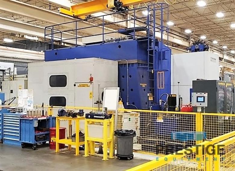 Tos FOQ 80-VR2,6, X-98",Y-63",Z-31.5",W-20", 78" x 78" Tbl, 25 Ton Tbl Cap, 7-Axis, Siemens 840D, 2008, #30936