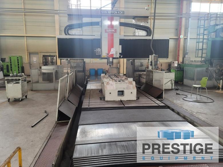 SNK RB 5VM CS, 40 ATC, AAC, X-207", Y-114" , 98.42" X 196.8" Table, 6000 RPM, 30 HP, Fanuc 31, 2016, #43035