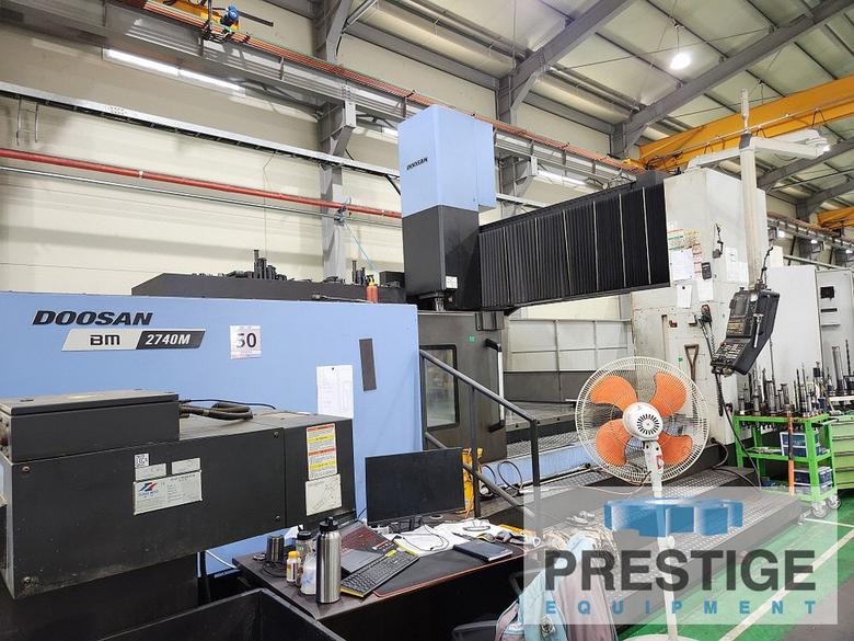 Doosan BM2740, X-157", Y-106", 106.29" B/C, 12,000 RPM, Fanuc 31iB, 40 HP, Thru Spind Coolant, 60 ATC, 2016, #32749