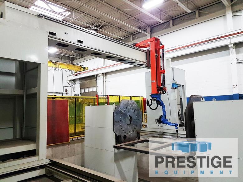 Motoman Gantry Welding Cell, X-480", Y-241", Z-72", 72" Headstock/Tailstock, Motoman 6-Axis Robot, 2012, #32742