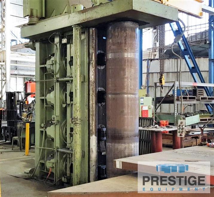 Hugh Smith 1200 Ton Vertical Plate Roll, 120" Plate Width, 5.90" Max Plate Thickness, #31998
