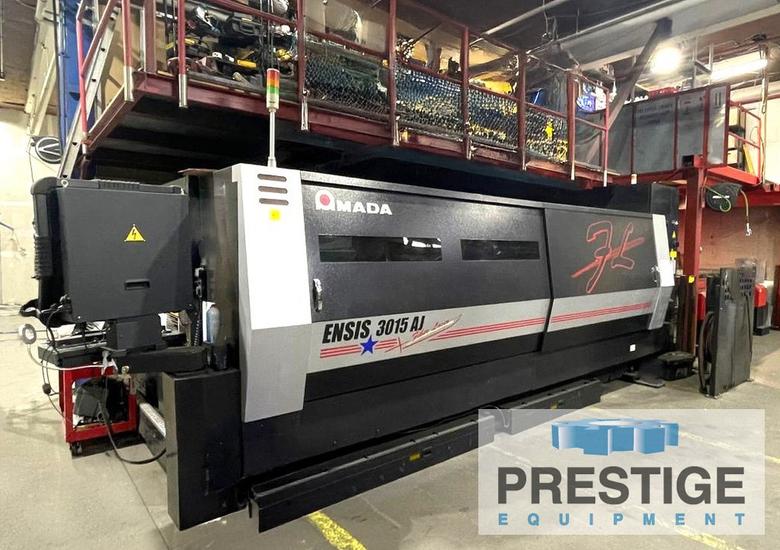 Amada Ensis 3015AJ, 60" x 120" Travel, Dual Pallet, 3KW Fiber Laser, 2020 #44127