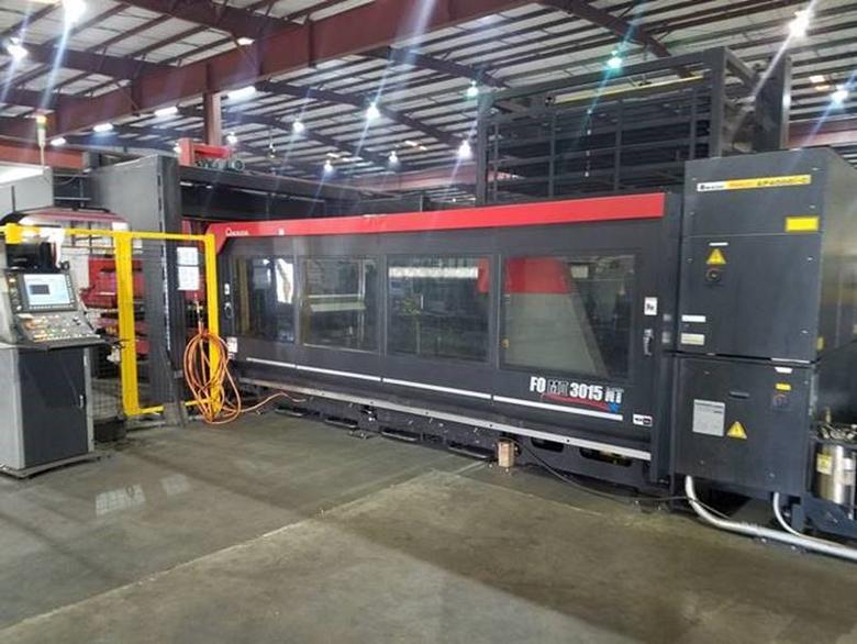 2013 Amada FOM2 3015NT, 5x10, 4000 Watt Co2 CNC Laser with FMS