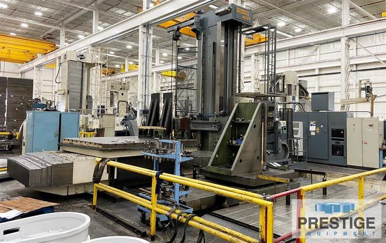 6.3" Wotan Rapid 5 CNC Ram Type, 60 ATC,  X-236",  Y-138", Z-40" (Spindle), Z-1- 27" (Ram), Infeed CNC Rot.Tbl, #31959