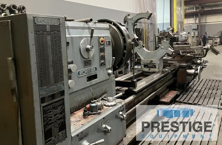 Poreba TR-135B2/6M, 53" x 236", 41" Over  C/S, 500 RPM, Steady Rests, 50 HP, #43879