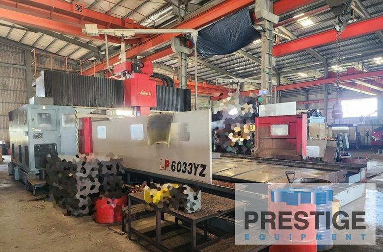 Awea LP6033YZ 5-Face, 60 ATC, X-236", Y-157", 137" Btwn Columns, Rt Angle, Head, Fanuc 18i-MB, 2009, #43021