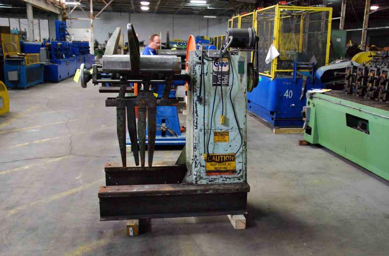 2,500 Lb. x 18" COOPER WEYMOUTH 2500-18 Motorized Single Decoiler