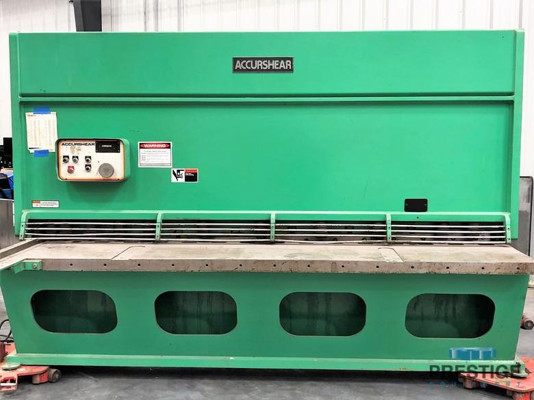 Accurshear B837510, .375" Max. Thickness, 120" Max. Length, 40 SPM (Short), 30 HP, Front Squaring Arm, #31116