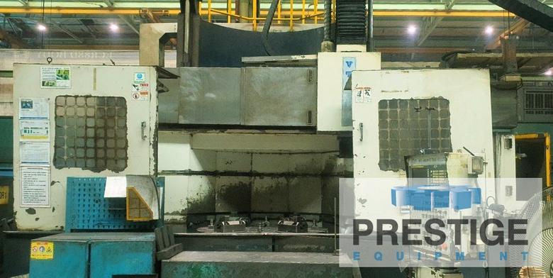 HNK VTC-16/20, 63" Tbl, 78" Swing, 63" U.R, 9.4" x 9.4" Ram, 12-ATC, 10 Ton Tbl Load, Fanuc 31iA CNC, 2008, #43594