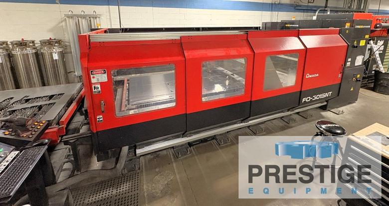 Amada FO-3015NT, 4 KW CO2, 60" x 120" Max Sheet Size, Dust Collector, 2007, #43952
