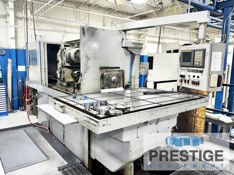 Miroku MSEG-1200-1NC, GE Fanuc 21i-M, 1.25" Dia., 48" Hole Depth, 59" x 39" Table, X-30", Y-18", S/N M5649, #43728