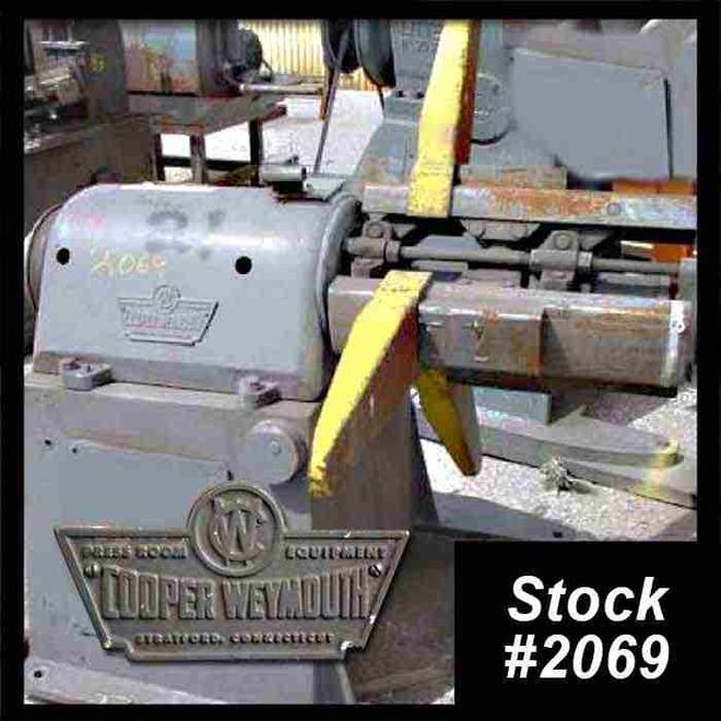 5,000 Lb. x 18" COOPER WEYMOUTH Single Uncoiler