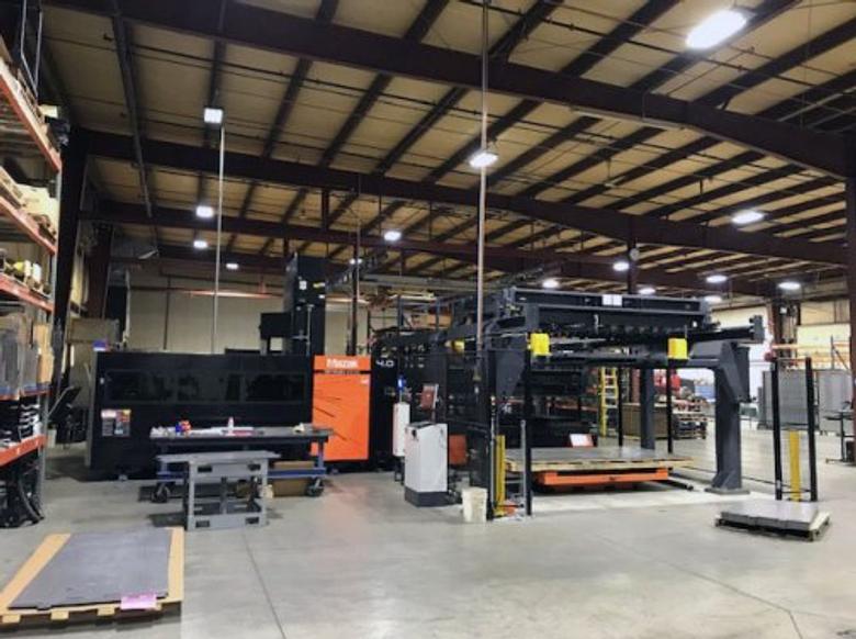 4000 WATT MAZAK OPTIPLEX 3015 DDL DIRECT DIODE LASER
W/LASERFLEX-3015 AUTOMATIC LOADING/UNLOADING AUTOMATION
MFG:2016/2017