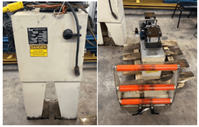 CWP Servo Feed, Model SMX18, S/N 13823, 18" Max Stock Width, STK# 1688