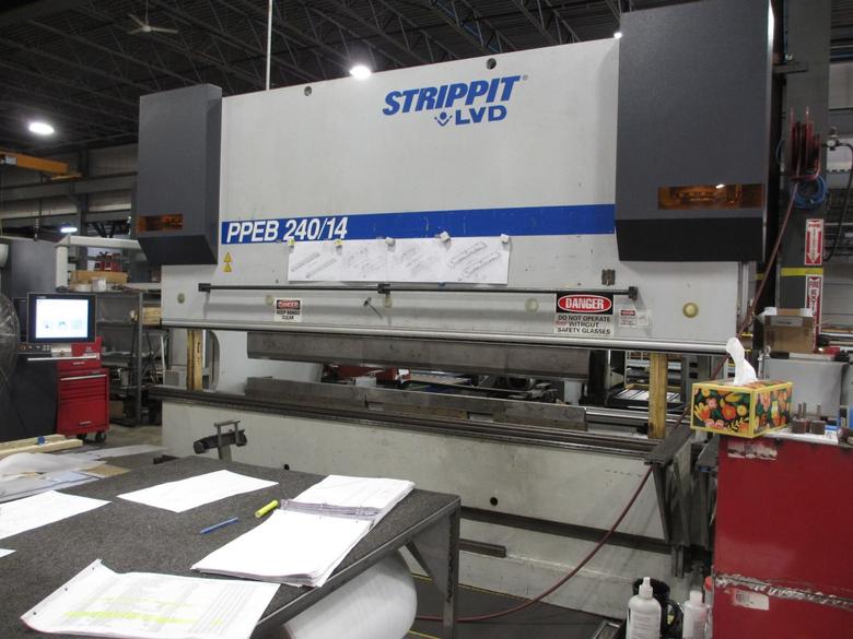 LVD 240-4, 240 Tons, 171"max Bend Length, 5 Axis, Year New 2001