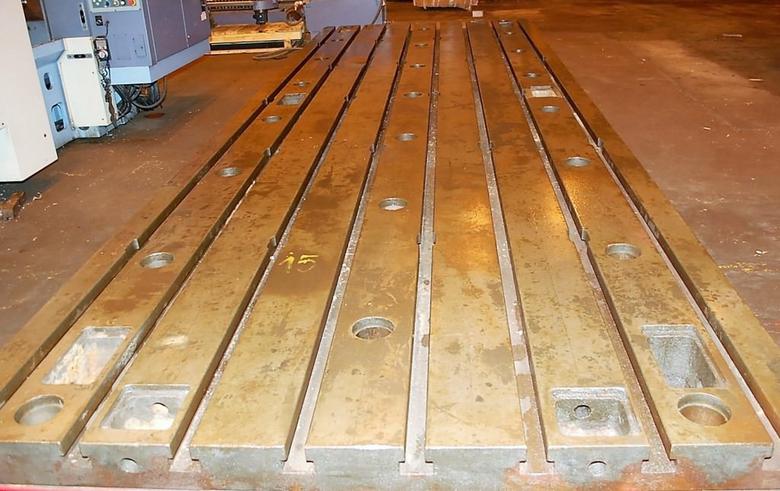 78" x 236" x 16.5" T-Slotted, 8 T-Slots on 10" Centers, Matched, 2-Available, #27522