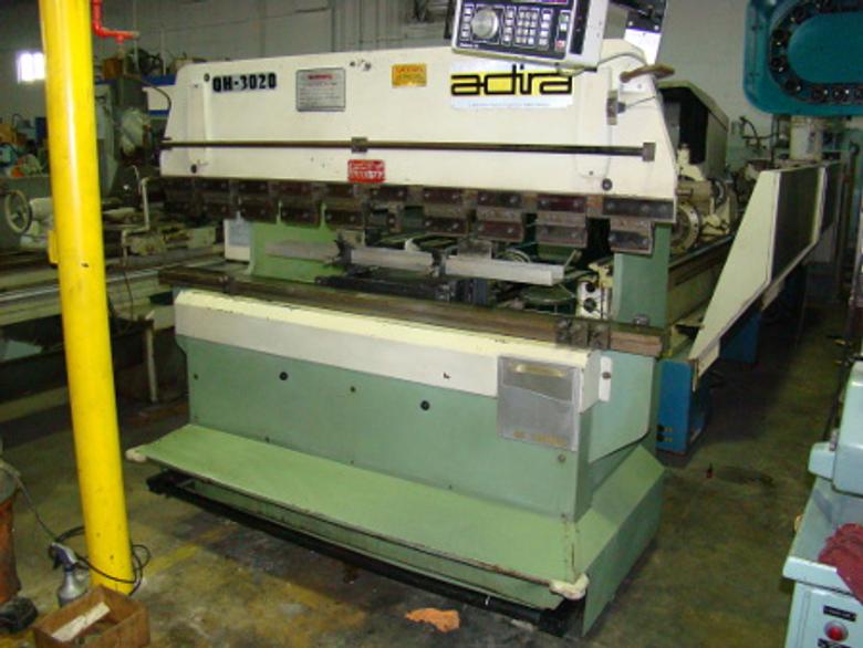 35 Ton, ADIRA, No. QH-3020, upacting, 80"OA, Hurco CNC, 1985