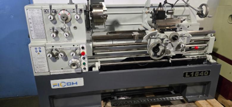 18" x 40" cc, FICOM, #L1840, 3J, 4J, FP, SR, FR, CL, DRO, QCTP, 7.5 HP, New   Our stock number: 7200