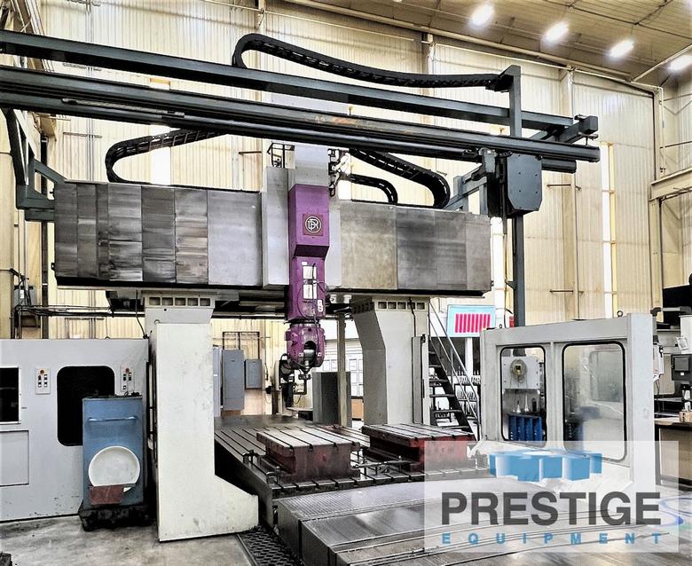 Droop & Rein TF2500, 5-Axis,X-216", Y-130", Z-60", 118" BC, 98" x 196" Tbl, 2-Axis CNC Head, Heidenhain 530, 2022 #43863