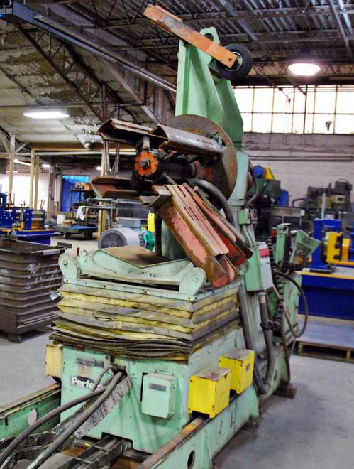 7,000 Lb. PERFECTO Single Uncoiler w/Coil Car & Flattener