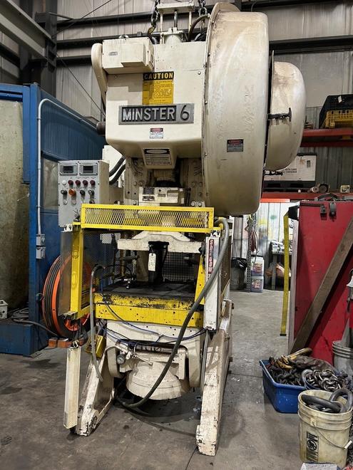 60 Ton Minster OBI Press, Model #6, S/N 101-6-21876, 4" Stroke, 90 SPM, 2.75" Slide Adj, 13" SH, STK# 1647