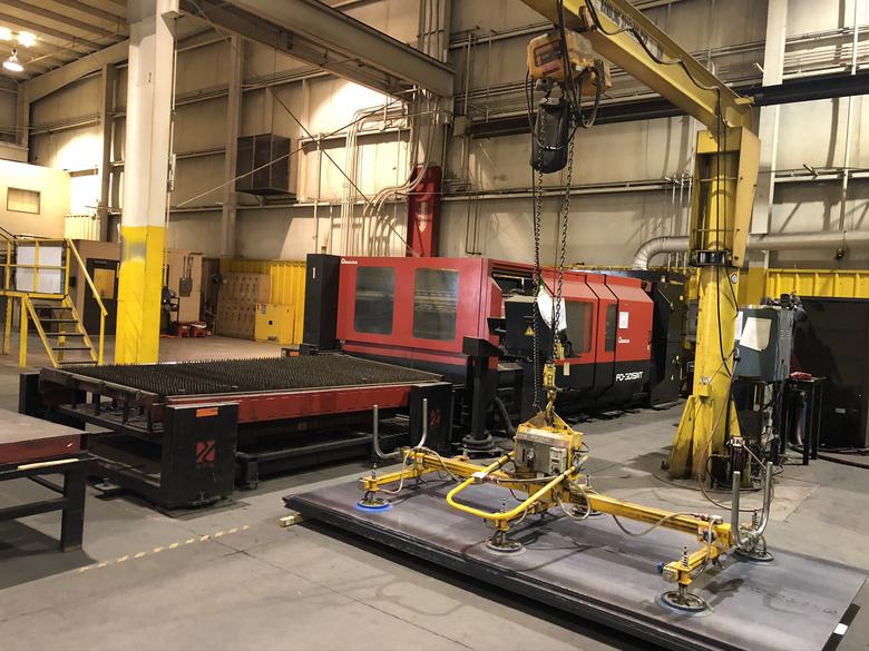2005 Amada FO3015 NT, 5x10, 4000 Watt Co2 Flying Optic Laser