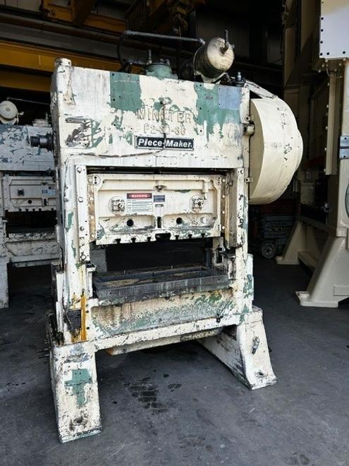 30 Ton Minster SSDC Press, Model P2-30-36, S/N S/N 16827, 2" Stroke, 0-400 SPM, 2.125" Slide Adj, 10.5" SH, STK# 1627M