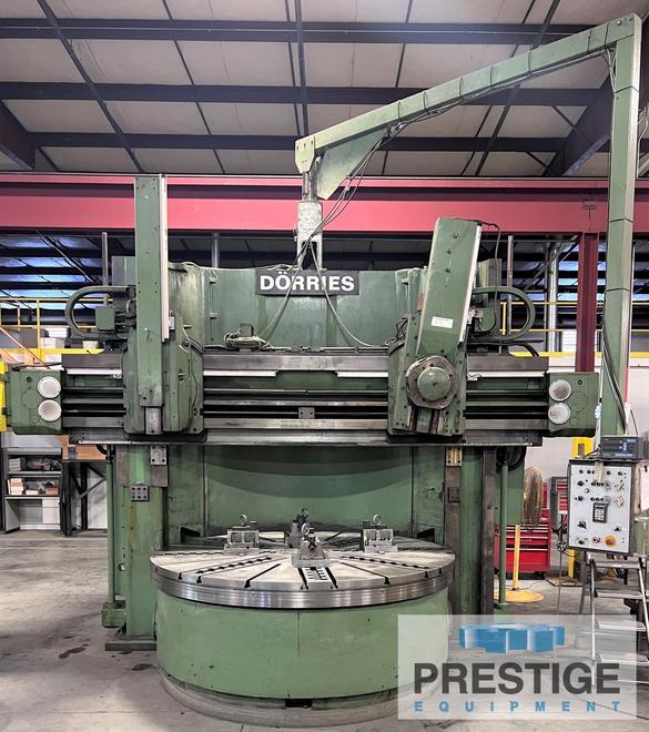 98" Dorries Vertical Boring Mill, Ram & Turret, 110" Swing, 70" Turning Height, Pendant Control, #32145