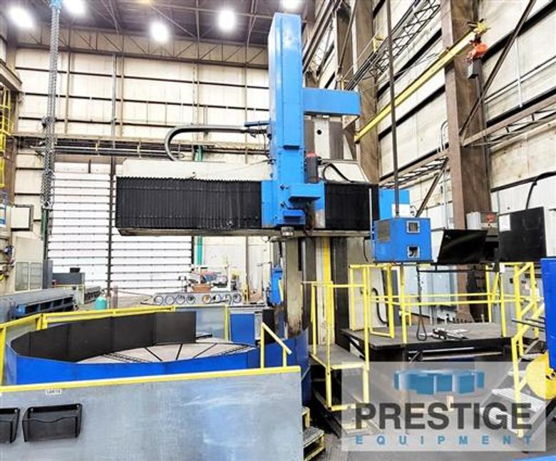 141"/275" O-M LTD TMS-1 36/70, 275" Turning Diameter, 114" Under Tool, 40 RPM, Fanuc 16T-A, #31707
