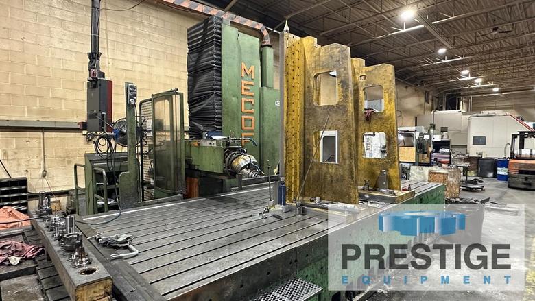 MECOF CS-88 Universal Milling Machine, X-169", Y-70", 89" x 237" Table, Fidia CNC Ctrl, Universal Head, CAT #50, #31589