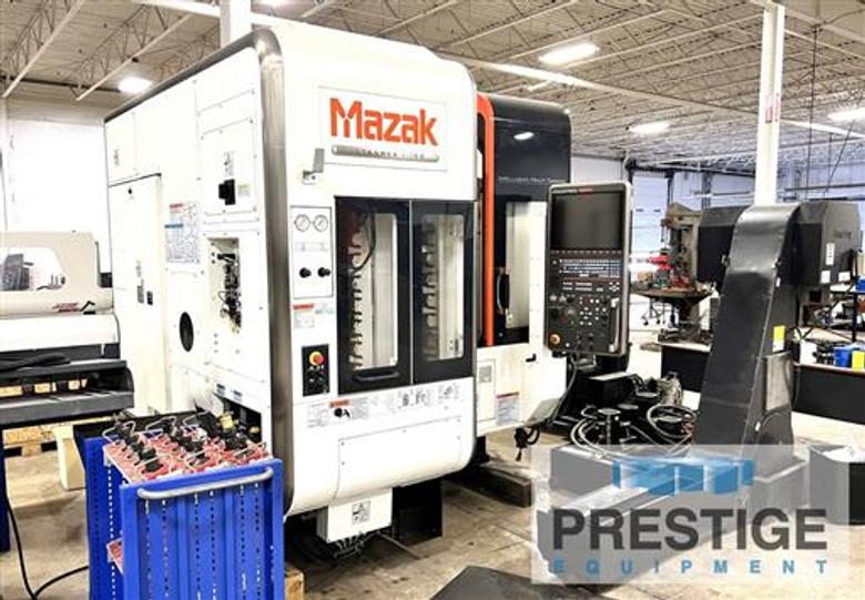 Mazak Integrex i-150, Mazatrol Matrix CNC, 16.76" Swing, C-Axis, Mill Spindle, TSC, 36-ATC, LNS Barfeeder, 2011, #43015