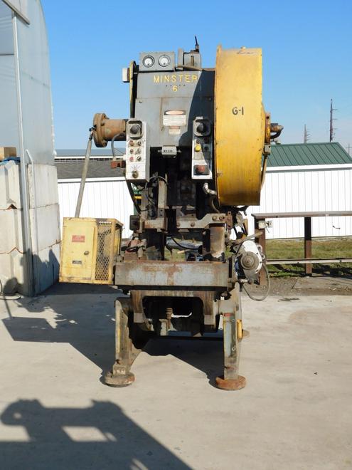 Minster 60 Ton OBI Press, Double Action, Model #6, SN 6-23340, 0-200 SPM, 2" Slide Adj, STK# 1455