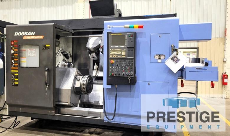 Doosan Puma MX1600ST, Fanuc 31iB5, 26" Swing, Subspindle, Milling Spindle, V16 Turret, LNS Bar Feed, CNC, 2013, #43726