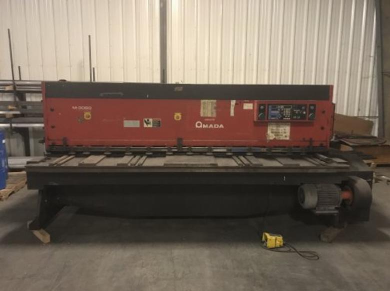 1/4" X 10' AMADA M3060 POWER SQUARING SHEAR W/ PROGRAMMABLE BACK GAUGE
MFG:1998