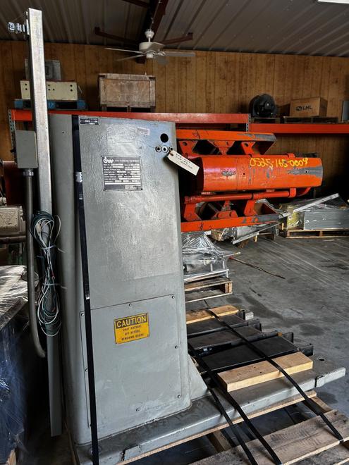 CWP 5,000 lb. Plain Payout Reel, Model 18P, S/N 17542, Max mat. width 18", Max. Coil OD 48", STK# 1607