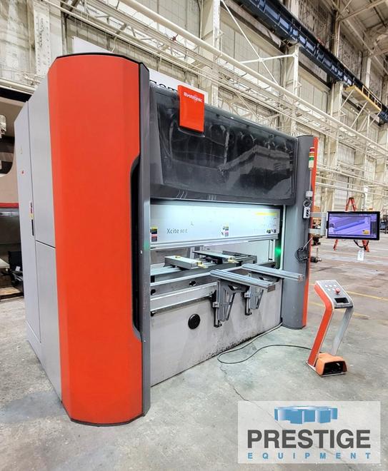 Bystronic Xcite 80E Electric Servo, 88 Ton, 80" OA, 5.9" Stroke, Byvision CNC, 5-Axis B.G., Hyd. Clamping, 2013, #43415