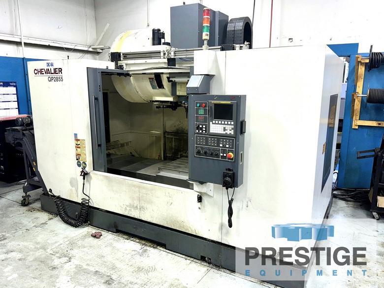 Chevalier QP-2855, X-55" , Y- 27", Z- 23", 24- ATC, CAT 50, 6000 RPM, Fanuc 0i-MD, 2012 #43693