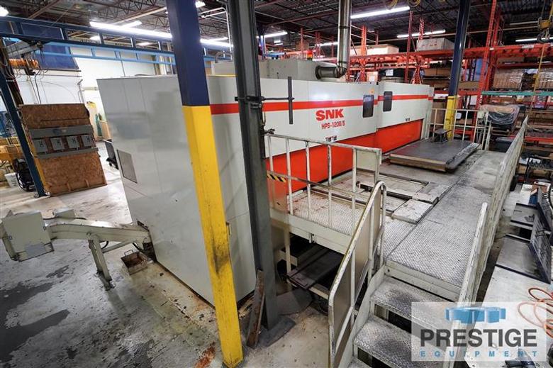 SNK HPS-120B, 5-Axis, X-124", Y-52", Z-28", Swivel Spindle, 20K RPM, 2APC 120" x 48",  60 ATC, Fanuc 15MA, 2005, #30023