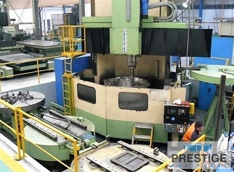 Berthiez LVM-200, 78" Table, 102" Swing, 78" U.R, 11,000 Lb. Table Cap., Ram, ATC, Milling, C-Axis, Fanuc CNC, #31985