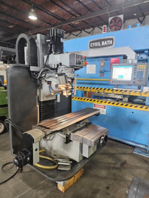 KENT USA, #BM-3, 3 axis Bedmill, 30"x16"x22" trav, 3 HP, R8, 10" X 50" tbl. 2022