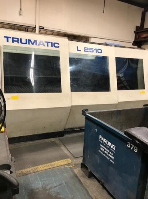 2000 Watt Trumpf L2510XL Laser with Automatic Sheet Loader & Unloader
Approximately 67,000 Laser on hours - 21,000 Beam on hours
Manufactured 2006