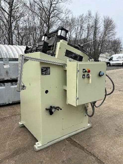 CWP 24" Wide Motorized Stock Straightener, Model 24C, S/N M23796, .187 Max thickness capacity, .021 Min thickness capacity, 7 Straightening rolls, STK# 1649