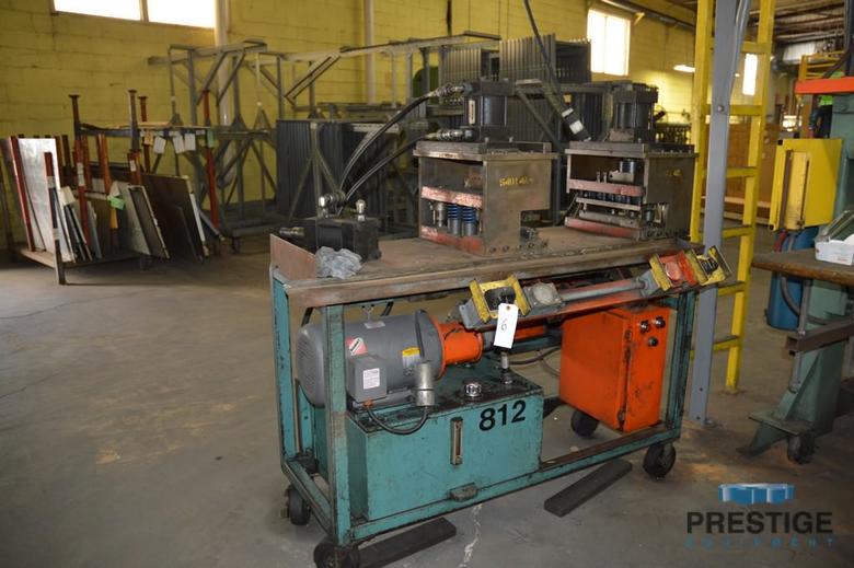 Wire Trimmer & Bender, (3) Hydraulic Heads for Trimming Wire & Bending Ends, 1/4" -1/2" Diameter, 10 HP, #31102